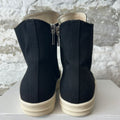 Rick Owens High Black Milk Sneaker Sz 6.5 (39)
