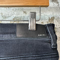 Amiri MX1 Brown Plaid Flannel Black Denim Jeans Sz 34