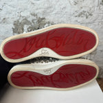 Christian Louboutin Scale Spike White High Sneaker Sz 6.5 (39.5) No Box