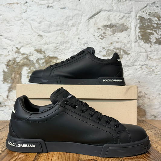 Dolce Gabbana Triple Black Portofino Sneaker Sz 11 (44)