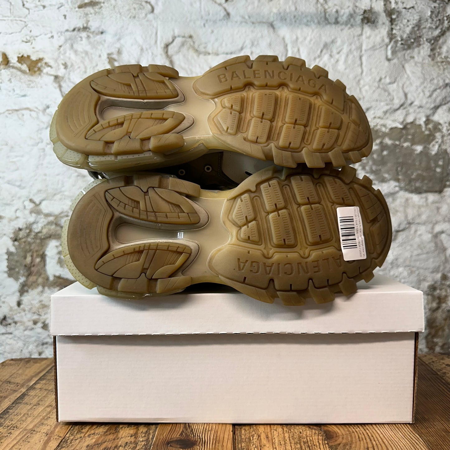 Balenciaga Track Runner Light Beige Clear Sneaker Sz 11 (44)