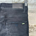 Amiri Green AM Spell Black Denim Jeans Sz 29