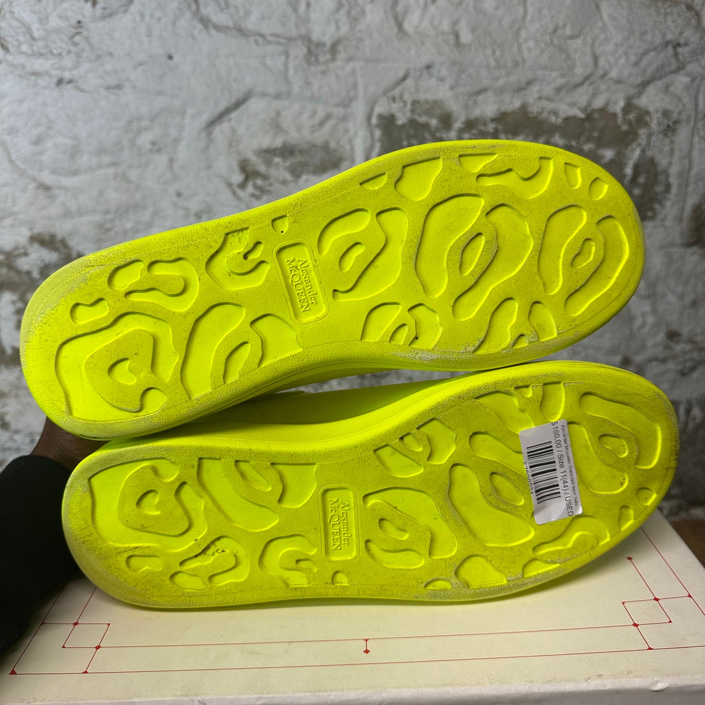 Alexander Mcqueen Oversized Neon Yellow Sneaker Sz 11 (44)