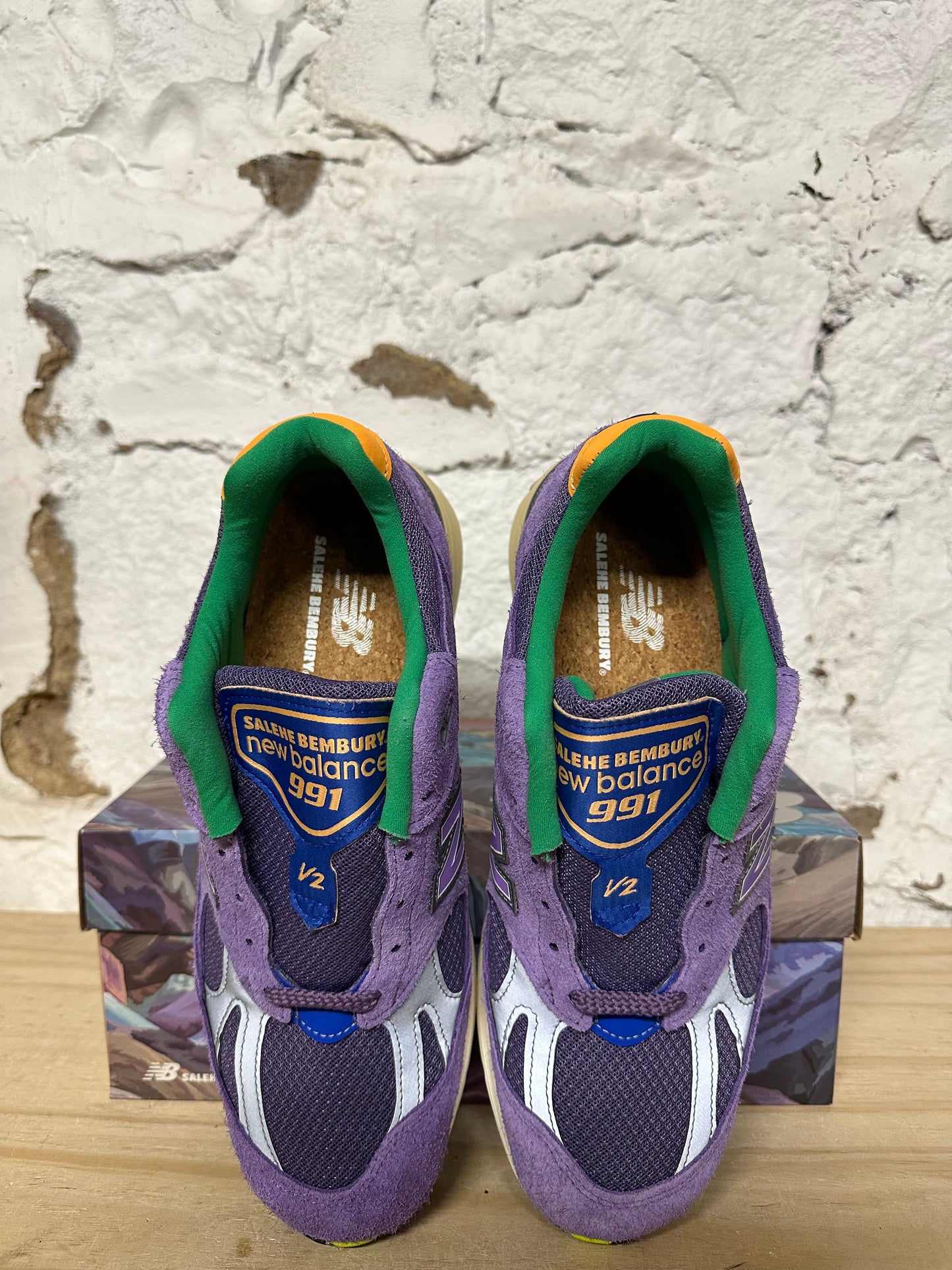 New Balance 991v2 Salehe Bembury Purple Sz 9 DS