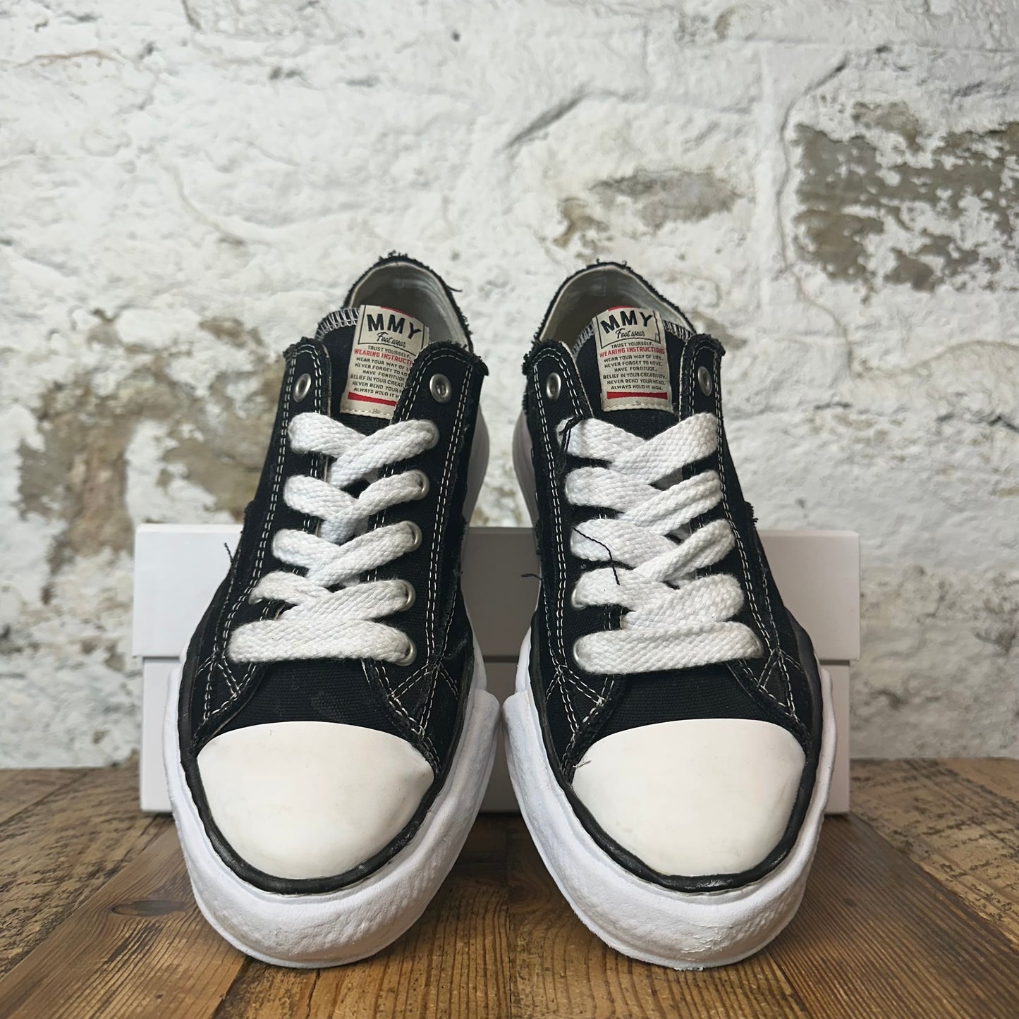 Maison Mihara Black White Peterson Sneaker Sz 10 (43)