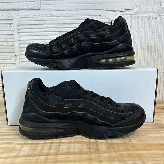Nike Air Max 95 Black Suede Sz 5.5Y