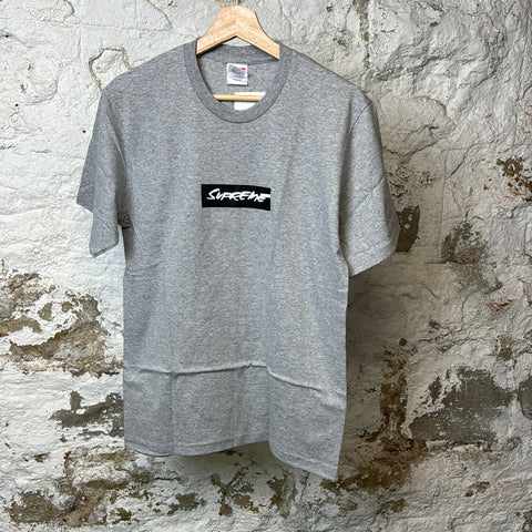 Supreme Futura Grey Box Logo T-Shirt Sz S D$