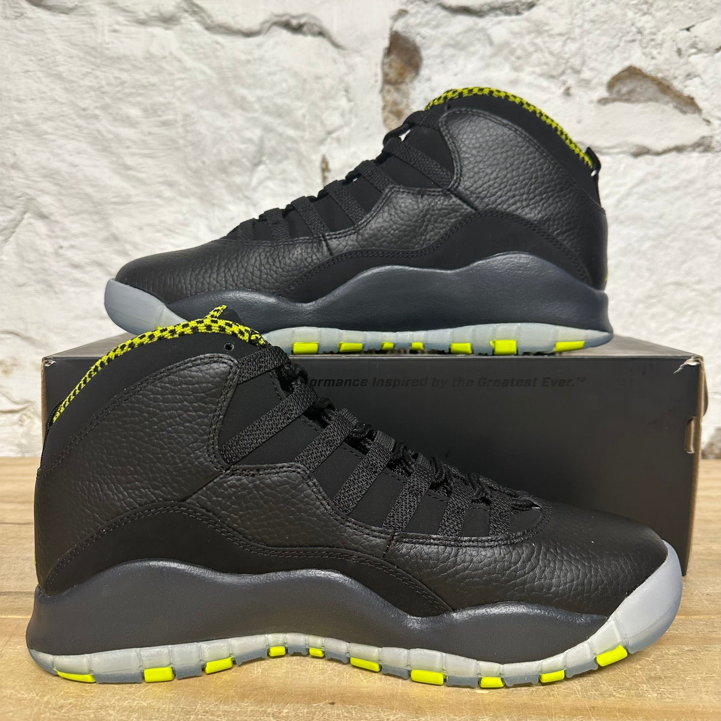 Air Jordan 10 Venom Green Sz 9.5 DS