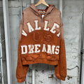 Vale Forever Classico Orange Zip-Up Hoodie Sz XL DS