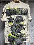 Hellstar Football T-shirt Cream Sz S