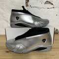 Air Jordan 14 Low Metallic Silver Sz 10.5 (12W)