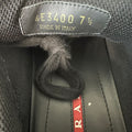Prada Americas Cup Triple Black Patent Sneaker Sz 7.5