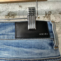Amiri MX1 Blue Tan Mohair Blue Denim Jeans Sz 31
