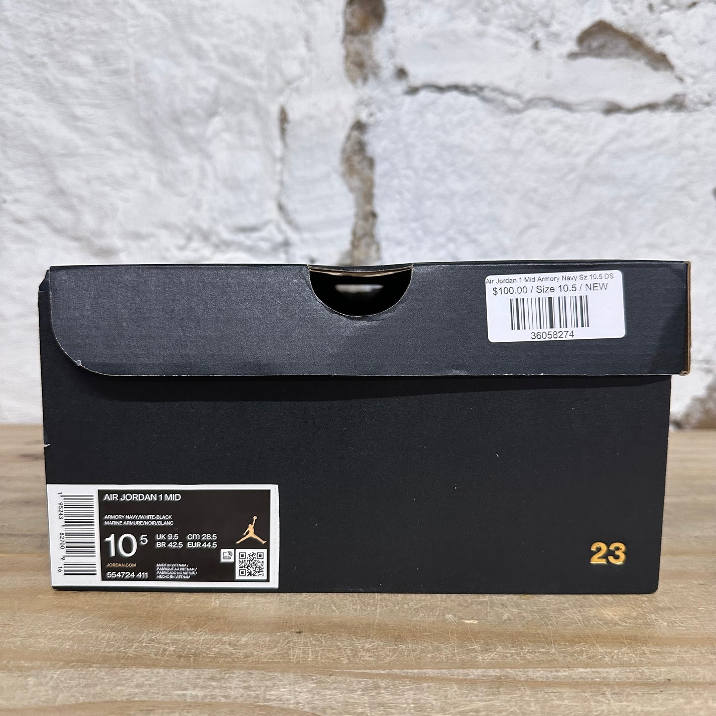 Air Jordan 1 Mid Armory Navy Sz 10.5 DS