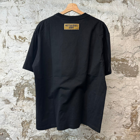 Louis Vuitton Bead Embroidered T-shirt Black Sz XL