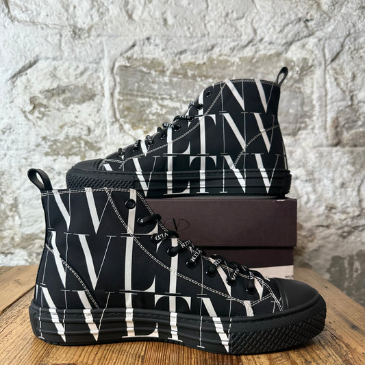 Valentino Garavani Giggies Black White Sneaker Sz 8 (41)