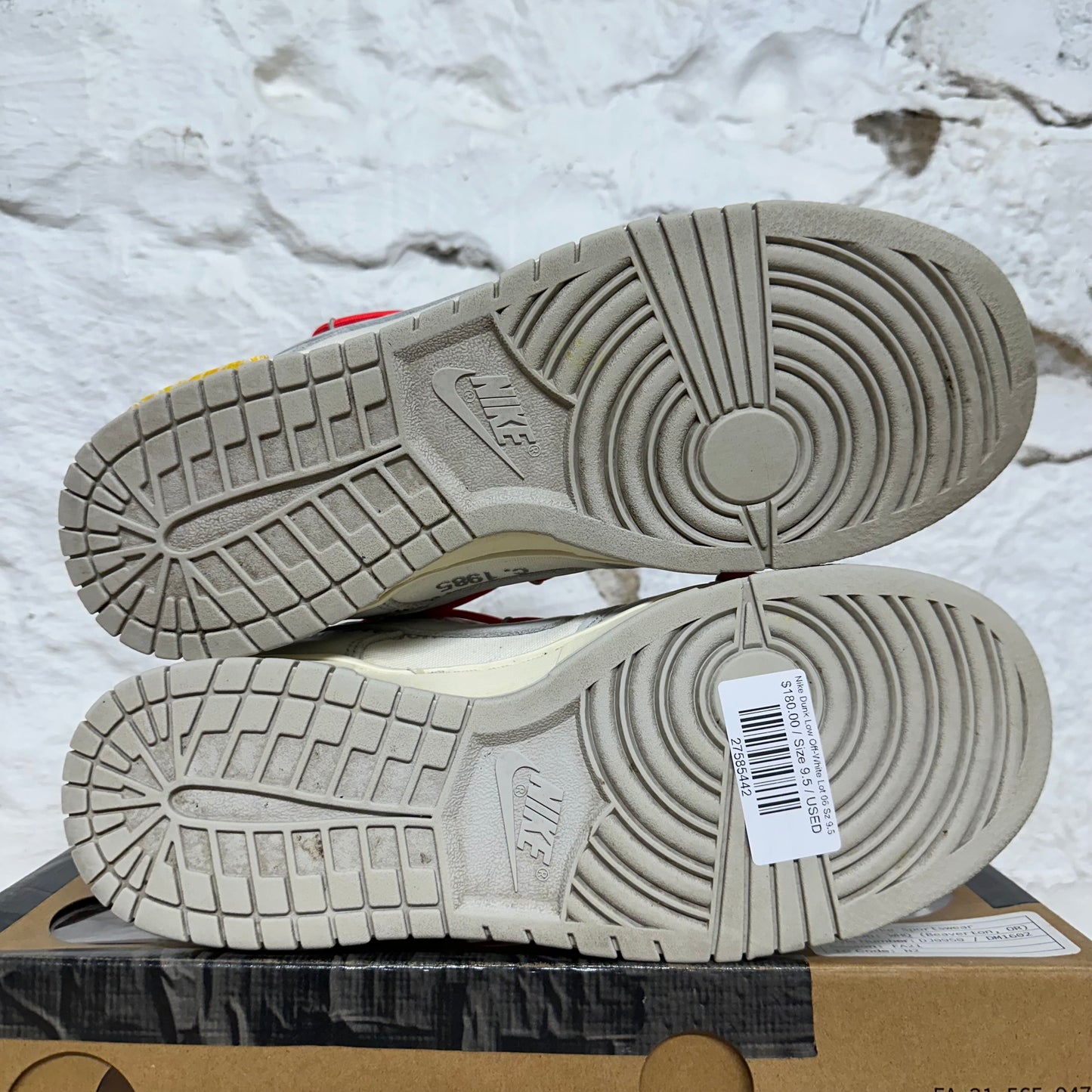Nike Dunk Low Off-White Lot 06 Sz 9.5