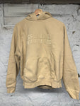 FOG Essentials Tan Spellout Hoodie Sz S