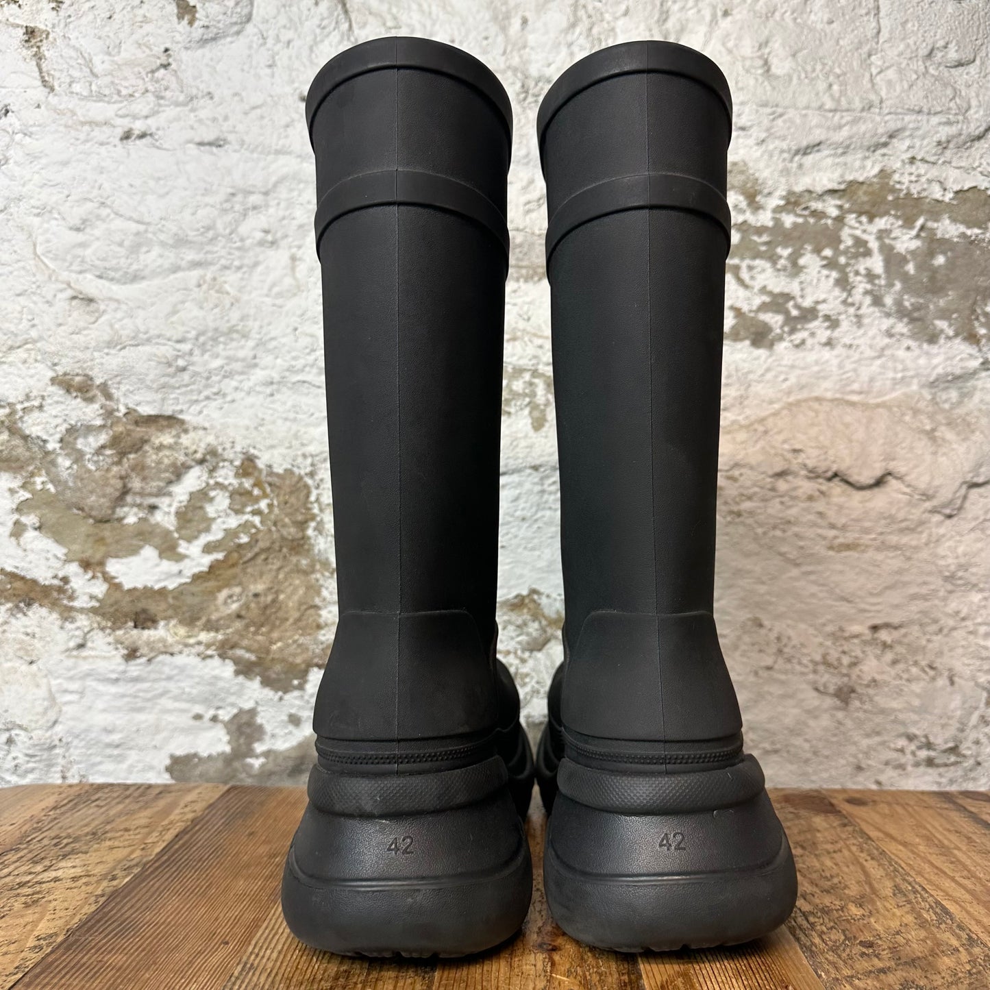 Balenciaga Croc Boot Black Sz 9 (42) No Box