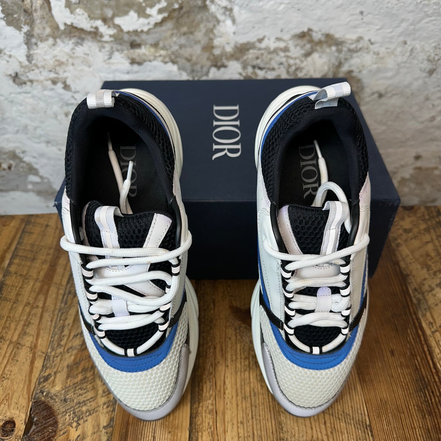 Dior B22 Blue White Black Sneaker Sz 10 (43)