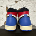Air Jordan 1 High Fragment x Union LA Varsity Red Sport Royal Sz 10.5 DS
