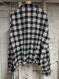 Vale Tan Black Rhinestones Flannel Sz XL