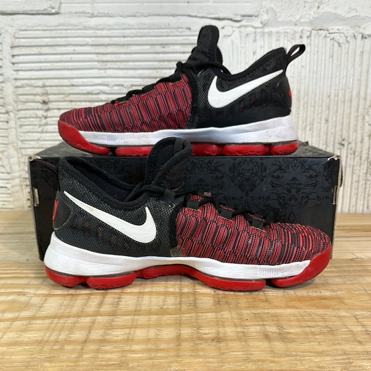 Nike KD 9 University Red Sz 7Y