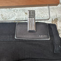 Amiri Plain Black Knee Hole Denim Jeans Sz 29
