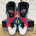 Air Jordan 8 White Multicolor Sz 12