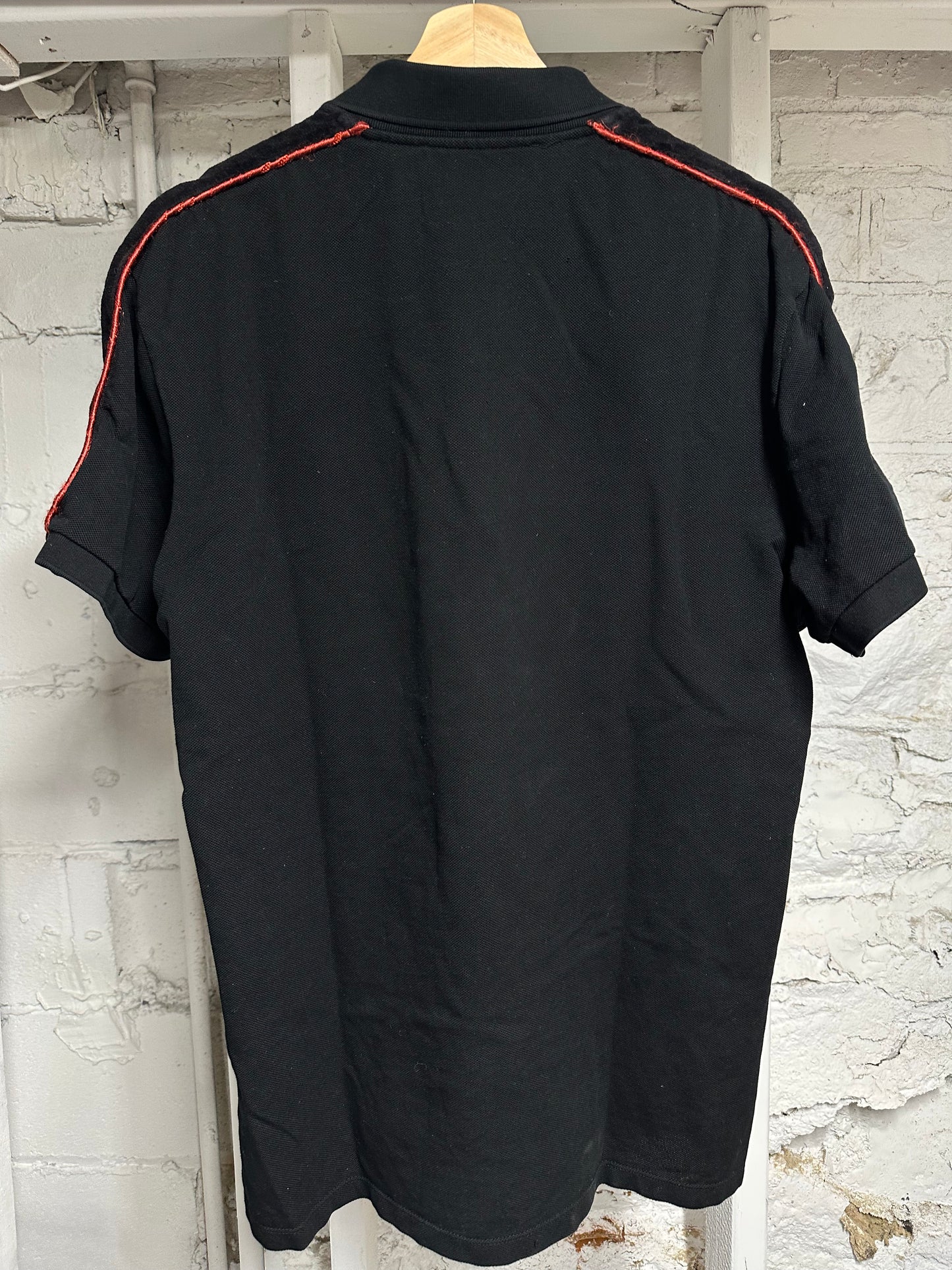 Givenchy Black Zip Polo Sz XXL (Fits L)