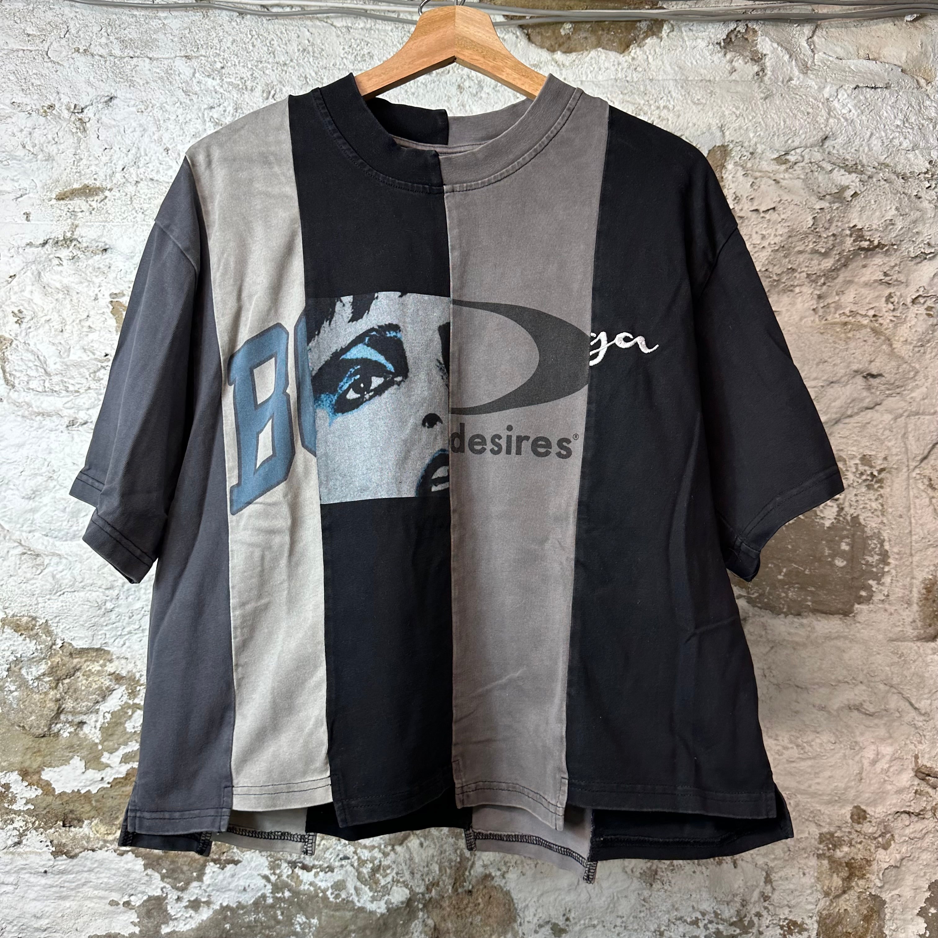 Bottega Desires Ransom Black T-Shirt Sz S