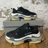 Balenciaga Triple S Black Burgundy Sz 6.5 (39)