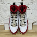 Air Jordan 9 White Gym Red Sz 9