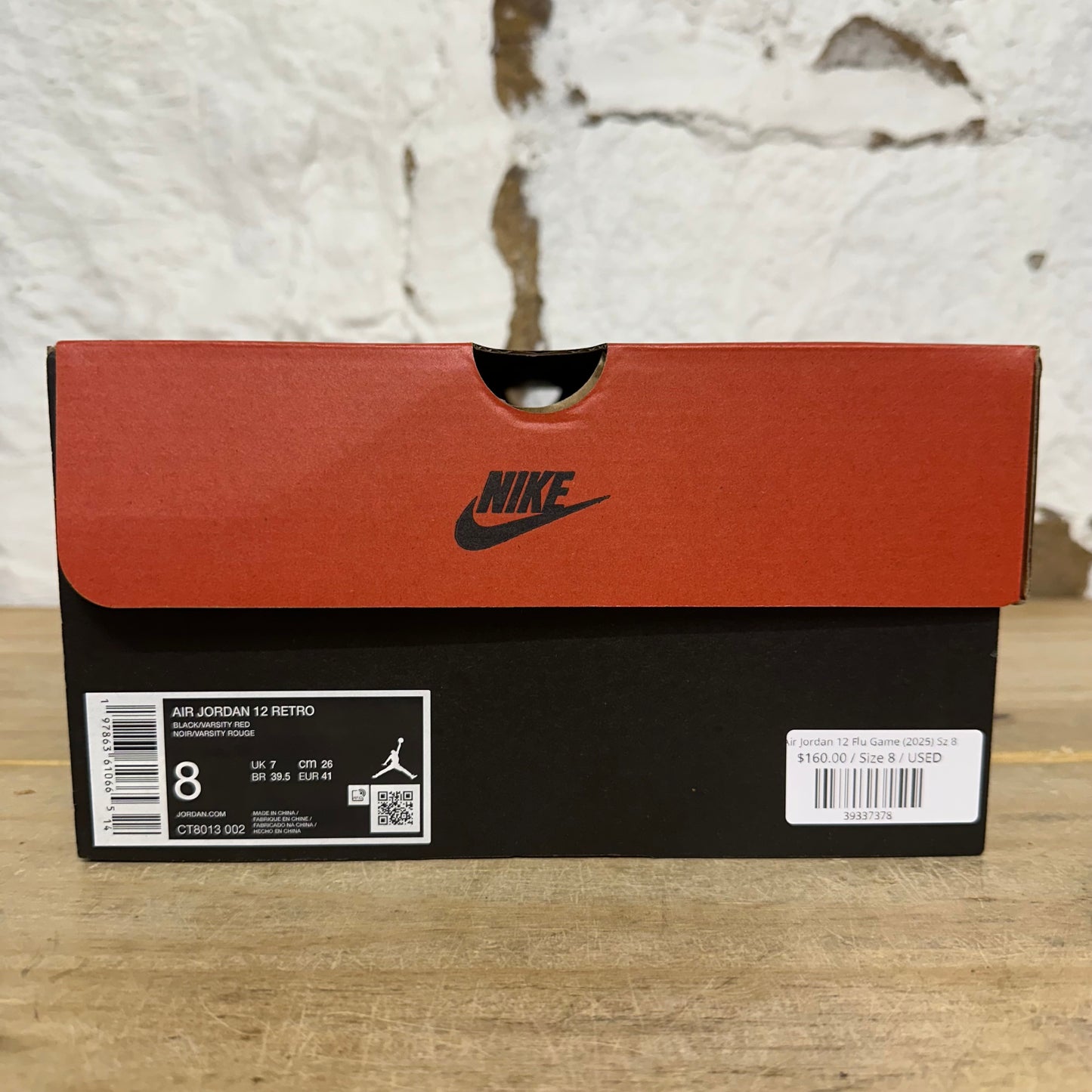 Air Jordan 12 Flu Game (2025) Sz 8