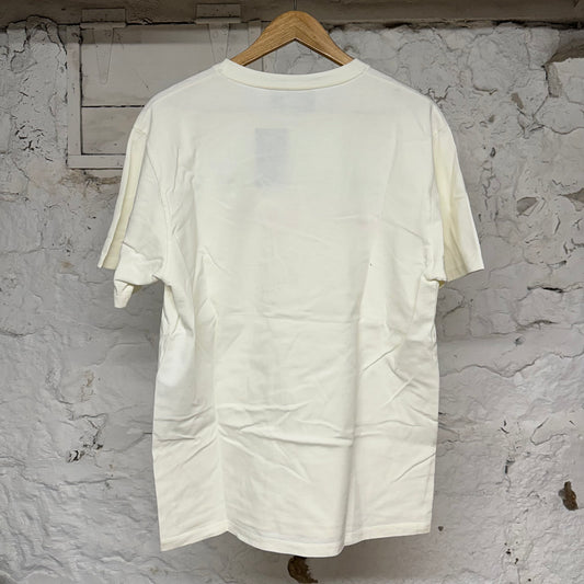 Gucci Green Red Flash Logo T-shirt Cream Sz M