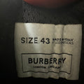 Burberry Arthur Deep Maroon Plaid Sneaker Sz 10 (43)