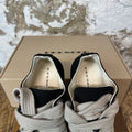 Rick Owens Jumbo Lace Black Canvas Milk Sneaker