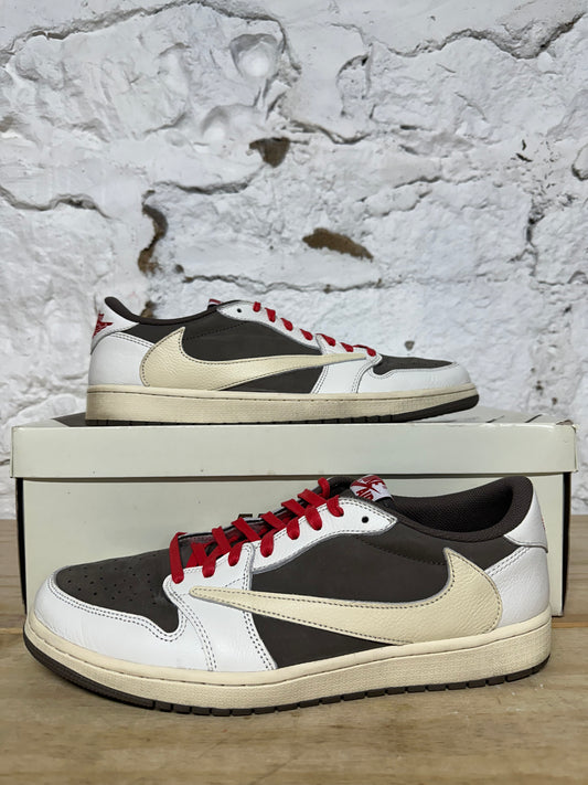 Air Jordan 1 Low Travis Scott Reverse Mocha Sz 13
