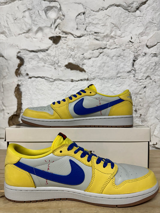 Air Jordan 1 Low Travis Scott Canary Sz 10.5 (12W)