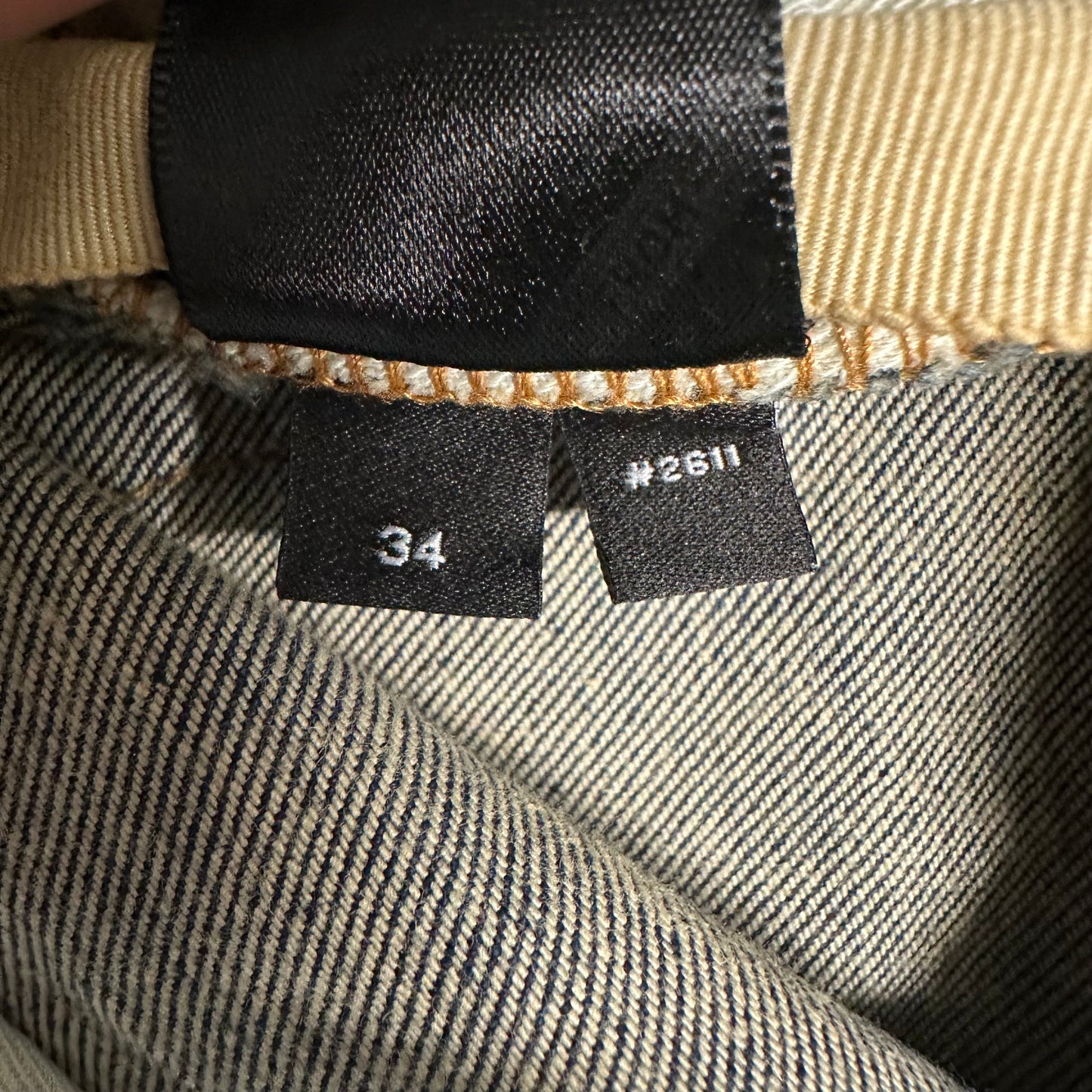Amiri Plain Dark Blue Denim Jeans Sz 34