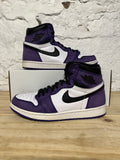 Air Jordan 1 High Court Purple 2.0 (Suede) Sz 10