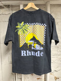 Rhude Palm Tree Black T-Shirt Sz XS