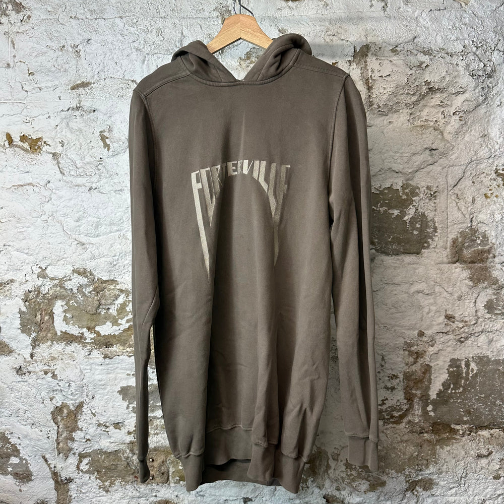 Rick Owens Dust Pearl Porterville Hoodie Sz S