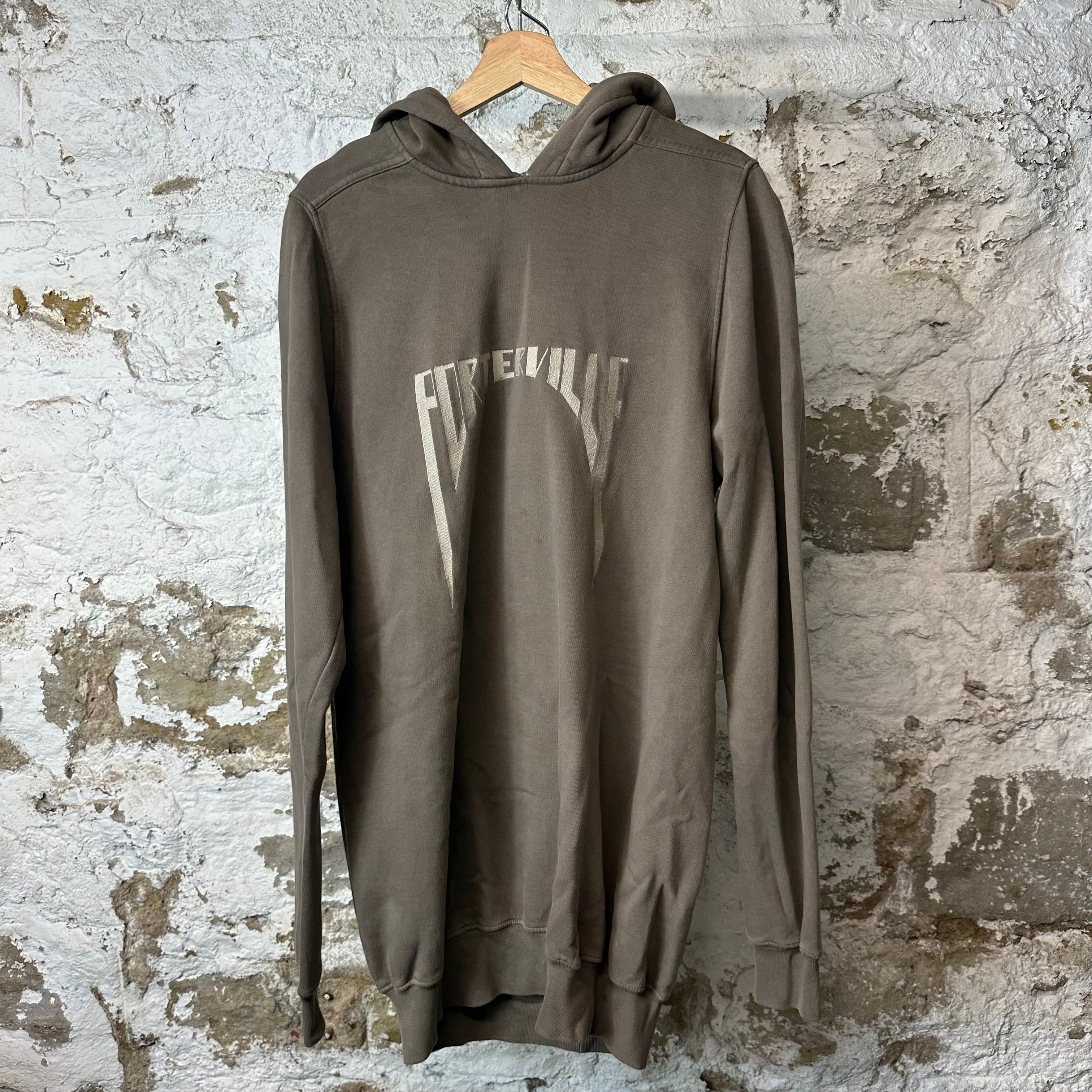 Rick Owens Dust Pearl Porterville Hoodie Sz S
