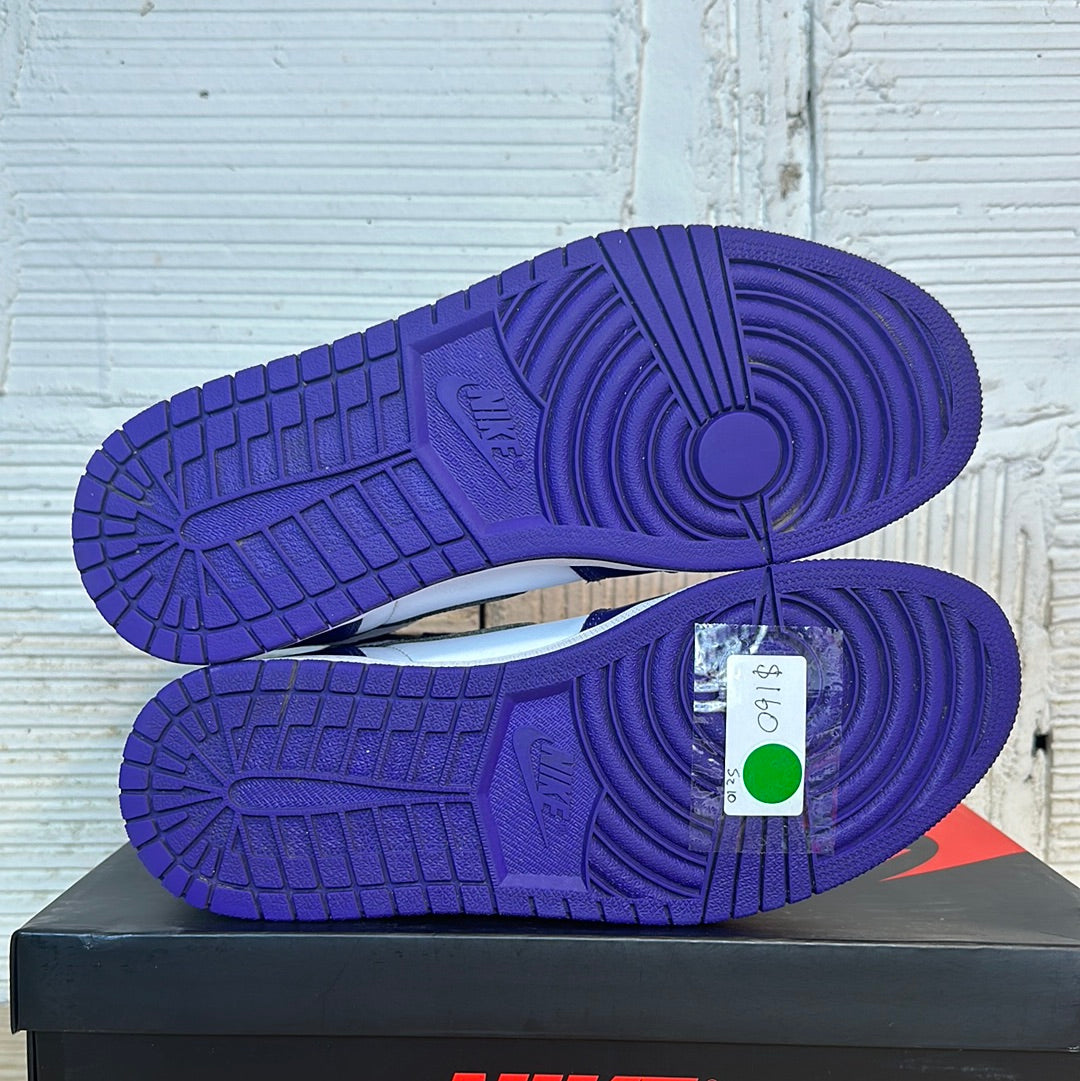 Air Jordan 1 High Court Purple White Sz 10 – The Gallery Online