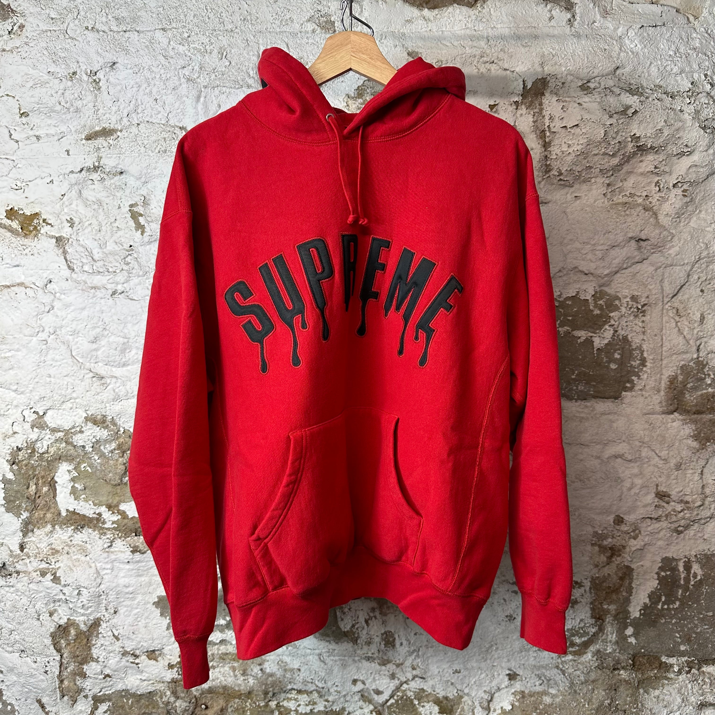 Supreme Ghostface Arc Red Hoodie Sz M