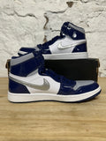 Air Jordan 1 High Golf Midnight Navy Patent Sz 11