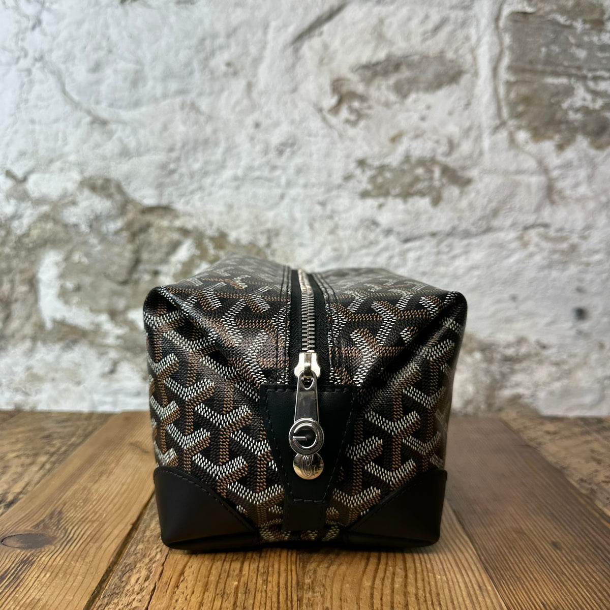 Goyard Boeing 25 Brown Monogram Toilet Bag