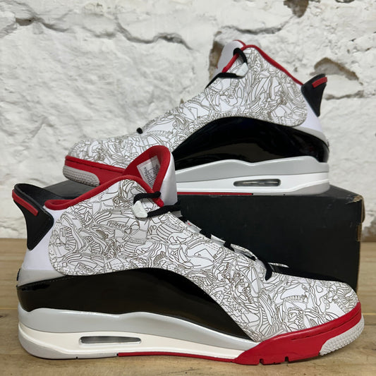 Air Jordan Dub Zero Varsity Red Sz 15
