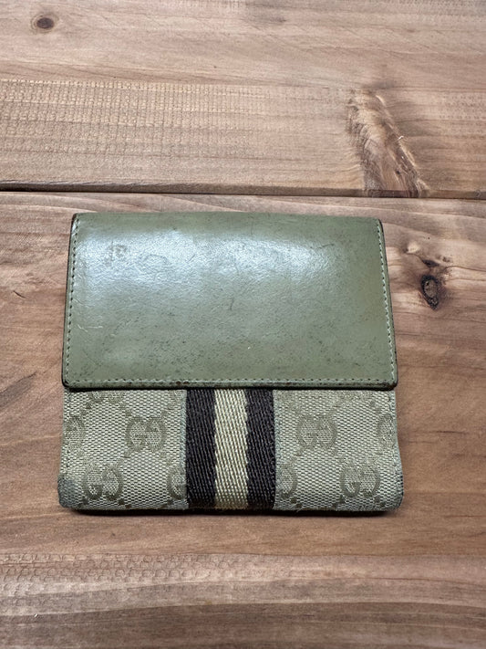 Gucci Canvas Jackie Bifold Wallet